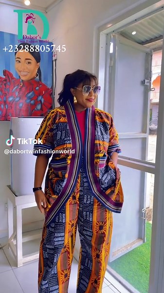 Restocked alert Name:yeima Ankara 2 piece pant & kimono.. fashion pieces that every lady must have 🥰 ultimate fashion statement ☑️🛍…. Shop with us at 16 jones street Freetown 23288805745#daborstwinfashionwod #sierraleonetiktok🇸🇱🇸🇱🇸🇱 #fypシ゚ @Dabor’s twin fashion USA 🇺🇸 @hussanatu Dabortwin (Sesay)❤️