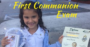 First Communion Exam