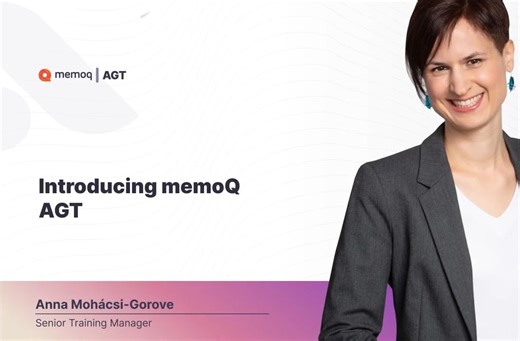 memoQ AGT 介绍