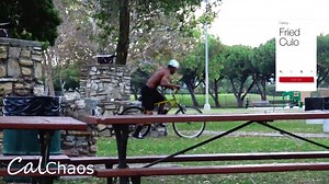 Stun gun in the bike seat! "Yeah, try and steal my bike... TRY AND STEAL MY BIKE! #weapons #taser #tazer #stungun #joke #prank #crooks #dahood #thief #thieves #bikethief | The Prank Network