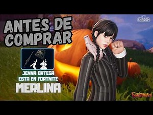 🖤Merlina (Jenna Ortega) invade Fortnite│Gameplay brutal y momentos de pura tensión 😈┃C6 T4