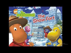 The Backyardigans: The Snow Fort dvd previews and menu