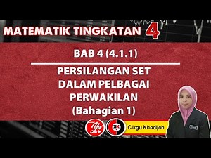 4.1.1 PERSILANGAN SET BAHAGIAN 1