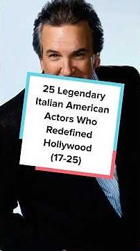 25 Legendary Italian American Actors Who Redefined Hollywood (17-25)