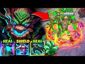 This Maokai build gives you UNLIMITED healing... (YOU LITERALLY CAN'T DIE)