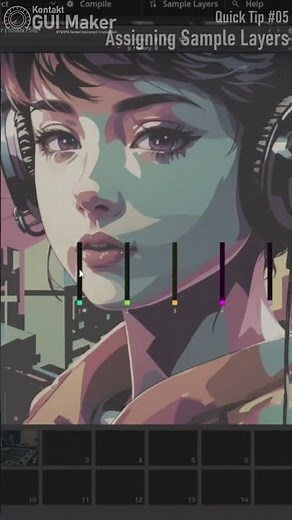 Quick Tip #05 - Assigning Sample Layers (Kontakt GUI Maker 2024) #kontakt