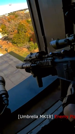 Defend Building From Third Floor #training #military #police #squad #airsoft #army #milsim #defence