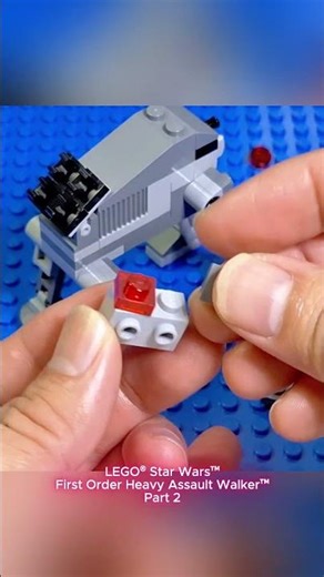 Speed Build (2) - First Order Heavy Assault Walker™ #lego #legospeedbuild #legobuild #shorts