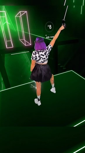 I'm a cow 🐄 #dojacat #beatsaber #vr #gaming #foryou