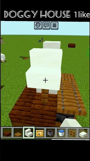 minecraft doggy house 🏡 #minecraft #viralshorts #minecraftshorts #minecraftmemes