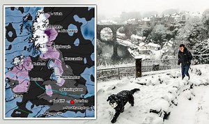 UK snow forecast: Britain facing HEAVY SNOW in 8 days