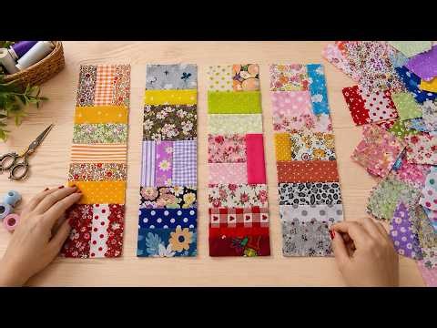 🥇 Don't Throw Away Fabric Scraps Until You See This! Home Decoration Idea