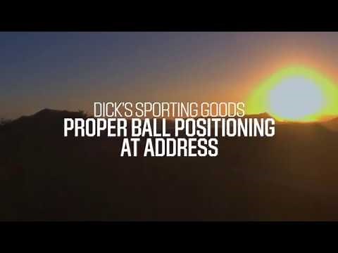 Proper Golf Ball Positioning at Address