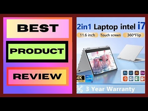 11.6 Inch Touch Screen Laptop 2 in 1 Intel i7 8500Y Windows 11 Pro Computer 8GB DDR4 512GB 1TB