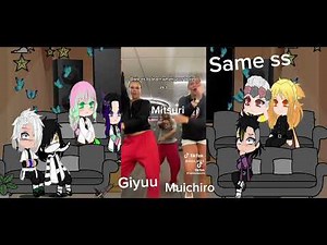 Hashiras + genya react to giyuu and muichro pt2