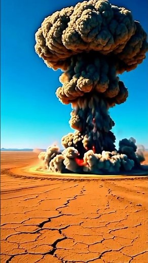 Massive Nuclear Explosion in the Desert | AI-Generated Hyperrealistic Short
