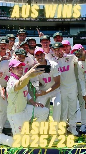 Celebration PICS | Australia wins The Ashes 2025/26 series 4-1 | AUS vs ENG | Sydney Test |