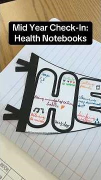 How to use student notebooks in health class 📓 #healthliteracy #healthclasses #teachingtips