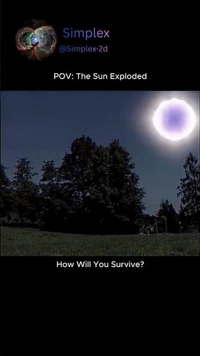 What You Would See, If the Sun Dissappeared