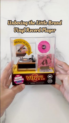 Little Brand Vinyl Record Player! Worth the hype? 🤔 #littlebrand #vinylrecordplayer #unboxing