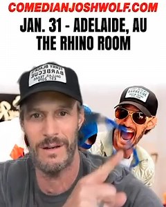 159 reactions · 33 comments | ADELAIDE I'm back next Friday! Late-show added, see you on 31 Jan @ Rhino Room for more wild stories! Let’s go! | Josh Wolf | Facebook