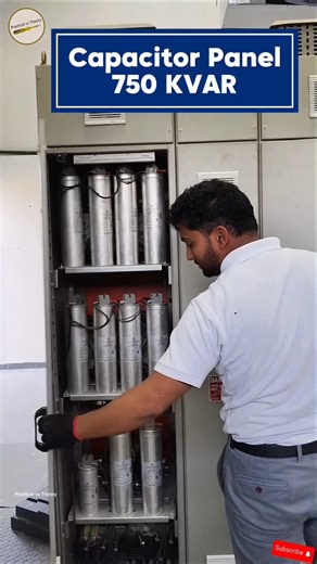 750 KVAR capacitor panel Detail .Automatic Power Factor Correction or APFC panel. #electrical