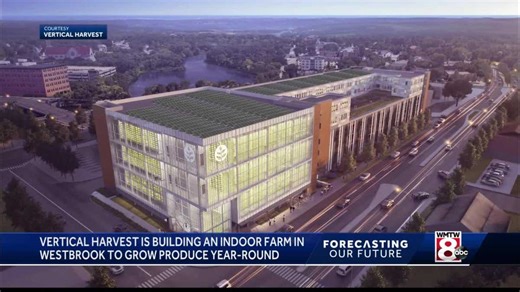 Maine’s first large urban indoor farm project breaks ground in Westbrook