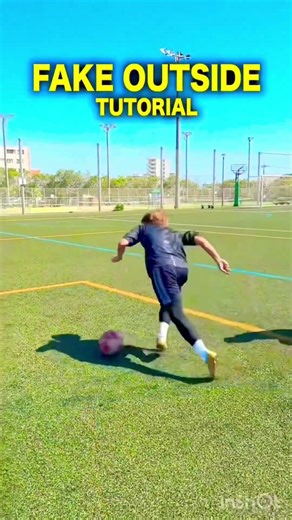 Fake outside Tutorial #soccerskills #football