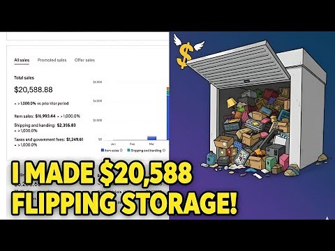 How I Made $20,588 Flipping Storage Units