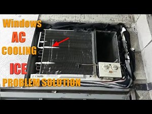 window air conditioner Not Cooling ice Problem Solution (Urdu Hindi)