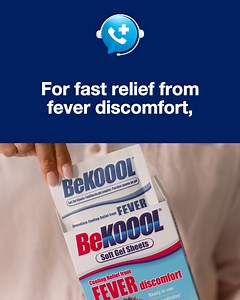 Medicine takes time, but BeKOOOL cooling patches give instant relief from fever discomfort. | BeKOOOL