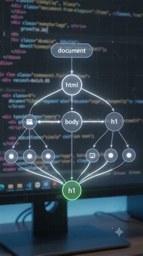 🚀Learn the JavaScript DOM in 10 seconds!Turn HTML into interactive pages.#JavaScript#codewithdivagar