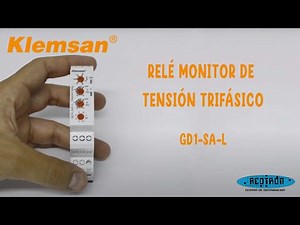 Relé monitor de tensión trifásico modelo G1D-SA-L marca KLEMSAN