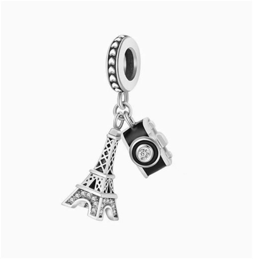 Eiffel Tower Charm Fit for Pandora Bracelet , 100% Genuine 925 Sterling Silver Charm - Etsy