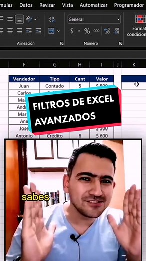 Utilización de filtros avanzados en Excel