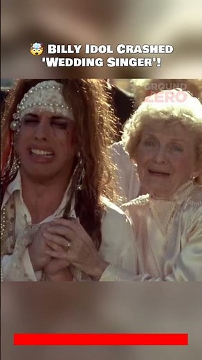 Billy Idol Crashed 'Wedding Singer'!