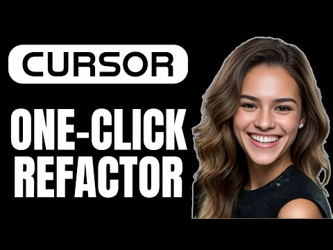 How to One Click Refactor with Cursor AI in VS Code (2025) | Step-by-Step Guide