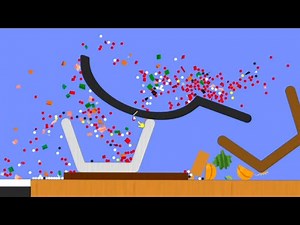 【Algodoo】Make Omelet Rice. オムライスを作る