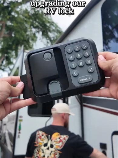 One of the most popular upgrades most campers make is to their locks 🔐 #rvproducts #rvgear #rvlifestyle #rvlife #rv #camping #rvtips #amazonfinds #creatorsearchinsights #campingessentials #campinggear #campinglife #campingtips #outdooradventure