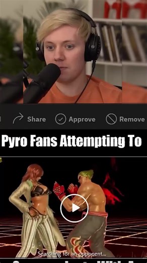Pyro fans trying to communicat with a woman #pyrocynical #pyro #shorts #pyroshorts #pyrocynicalshorts #reddit #react #pyroreact #gaming #woman