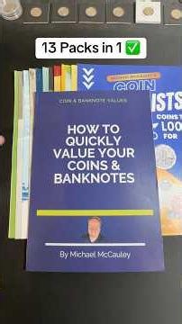 Coin Collecting Values Information Packs - 13 Packs in 1