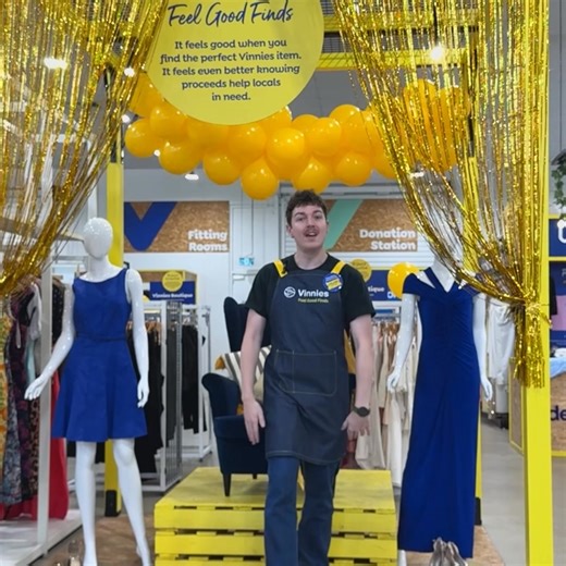 ✨Finderfest Golden Giveaway✨ is back, with up to $70,000* in prizes up for grabs! The Golden Giveaway returns 6th-21st March, giving you the chance to win flights, groceries, fuel, cash, and so much more 🤯 Every $10 you spend in-store gives you the chance to win one of 1000 prizes 🛒 You never know what you'll find at Vinnies! *Terms and conditions apply | Vinnies QLD