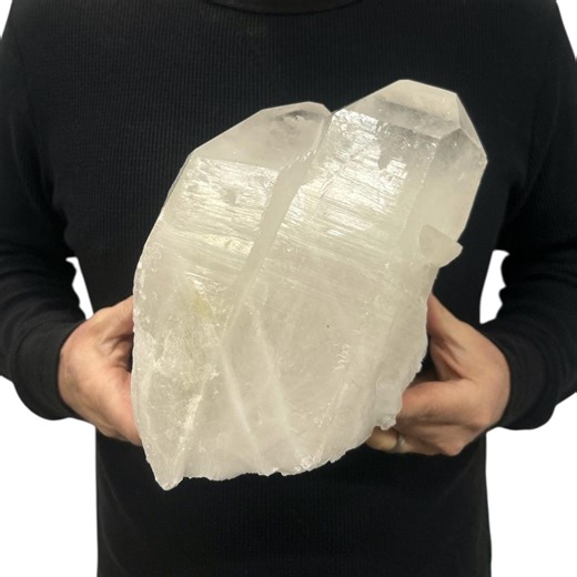 Huge Natural Quartz Cluster - Beautiful Clear Point Crystals 9.5” 12.05 Lbs - Etsy