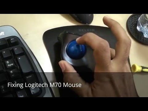 Fixing Logitech M570 Trackball mouse
