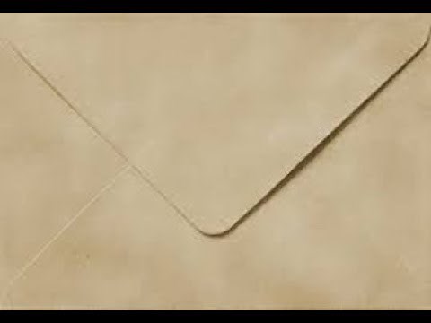 How to Make Envelope from A4 sheet