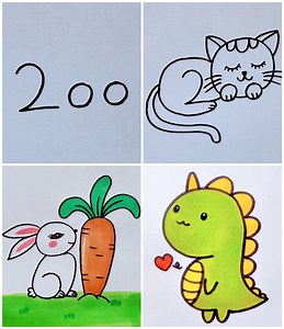 294K views · 6.5K reactions | Cute Animal Drawings - Kids Will Love Them All! | Kidpid | Facebook
