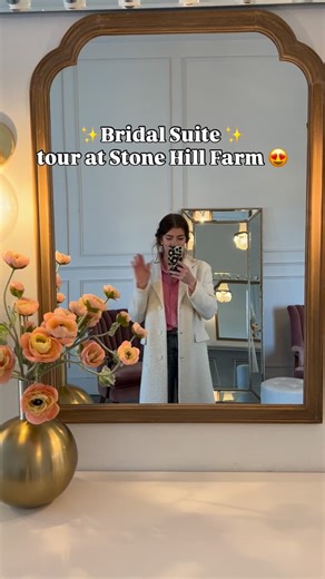 A peek inside one of my favorite rooms at @stonehillfarmvenue 🤍 stay tuned for a look into the Groom’s Den Cabins! | Stone Hill Farm Venue