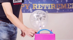 19 PCS Happy Retirement Balloons and Banner Happy Retirement Party Decorations for Women and Men Black Gold or Navy Blue Silver Balloons