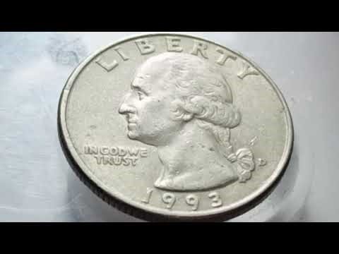 🇺🇸. Rare 1993D Quarter – U.S. Coin History💰