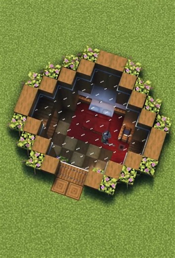 A novice's underground base in Minecraft #MyWorld #Minecraft